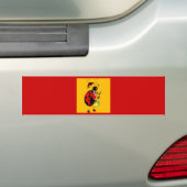 Miss Ladybug Bumpersticker (Op auto)