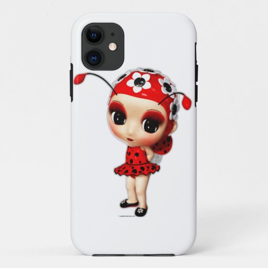 Miss Ladybug iPhone 5 Hoesje (Achterkant)