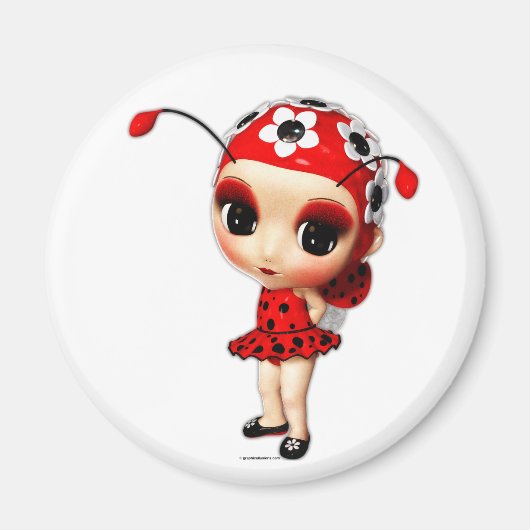 Miss Ladybug Magneet (Voorkant)