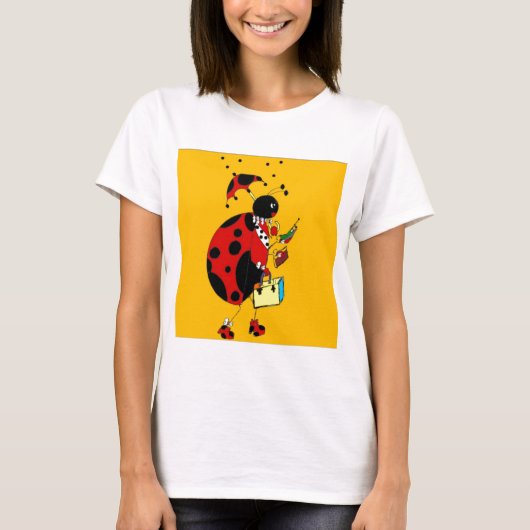 Miss Ladybug T-shirt (Voorkant)