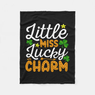 Miss Lucky Charm Fleece Deken