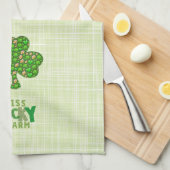 Miss Lucky Charm Shamrock St. Patrick's Day Theedoek (Quarter Fold)