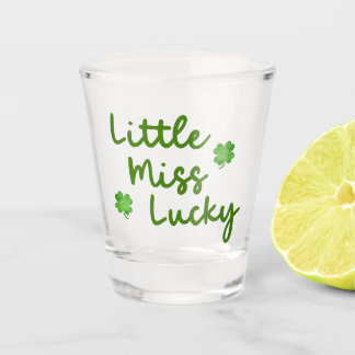 Miss Lucky St Patrick's Day Green Shot Glas