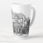 'Miss Marple's Tea Room' - Latte Mug (Angle droit)