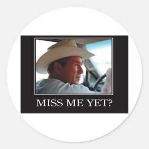 Miss Me Toch, George W Struik Ronde Sticker
