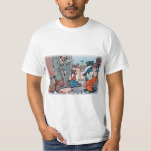 Miss Meadows heeft haar hoofd uit het raam gezet T-shirt