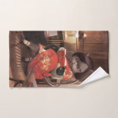 Miss Meow -  kattenleestijd Bad Handdoek (Handdoek)