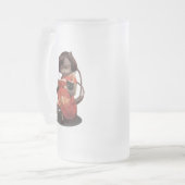 Miss Meow - kattenleestijd Matglas Bierpul (Voorkant links)