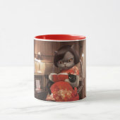 Miss Meow -  kattenleestijd Mok (Midden)