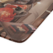 Miss Meow -  kattenleestijd Snijplank (Hoek)