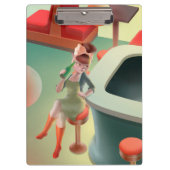 Miss Meow - Late Night Bar Series Klembord (Voorkant)