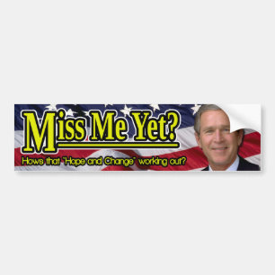 Miss mij toch? bumpersticker