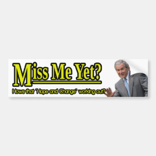 Miss mij toch? bumpersticker