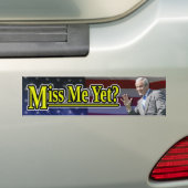 Miss mij toch? bumpersticker (Op auto)