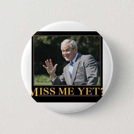 Miss mij toch? George W. Struik Ronde Button 5,7 Cm (Voorkant)