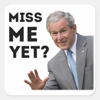 Miss mij toch? George W. Struik Vierkante Sticker