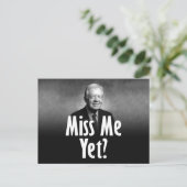 Miss mij toch? Jimmy Carter Briefkaart (Staand voorkant)