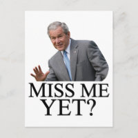 Miss mij toch? Struik George Struik anti-obama hum