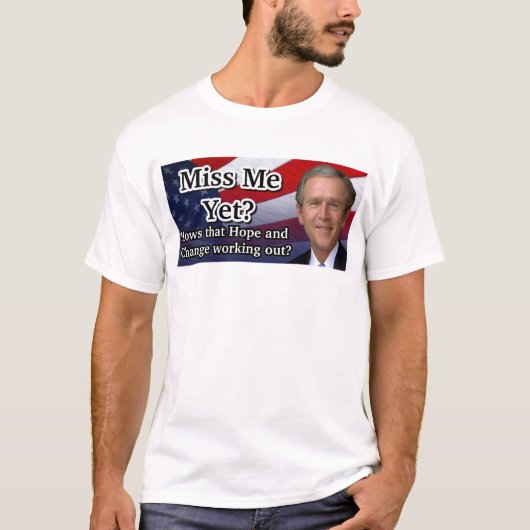 Miss mij toch? t-shirt (Voorkant)