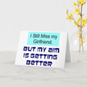 Miss mijn Vriendin Kaart (Gele Bloem)