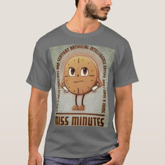 Miss Minutes Mascotte IA Graphic T-Shirt