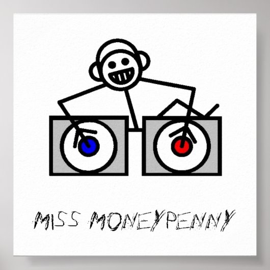 Miss MoneyPenny poster (Voorkant)