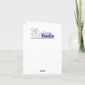 "Miss Mousie's Harvest" Notecard Bedankkaart (Achterkant)