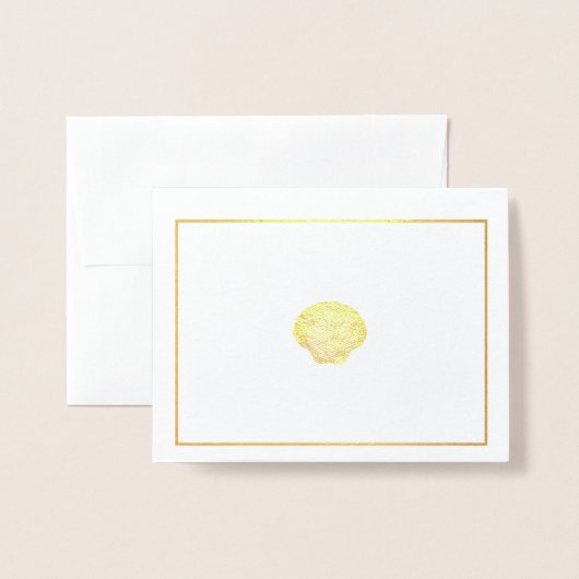 Miss Mrs Pageant Crown Shell Dank u Folie Kaarten (Voorkant met envelop)