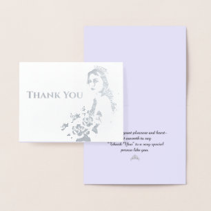 Miss Mrs USA America Kroon-met Foto Groet Folie Kaarten