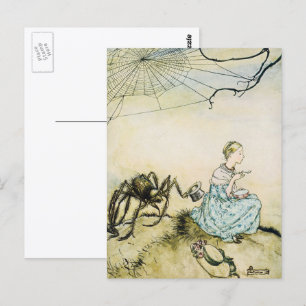  Miss Muffet door Arthur Rackham Briefkaart