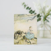  Miss Muffet door Arthur Rackham Briefkaart (Staand voorkant)