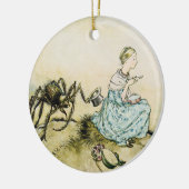 Miss Muffet door Arthur Rackham Keramisch Ornament (Links)