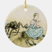 Miss Muffet door Arthur Rackham Keramisch Ornament (Achterkant)