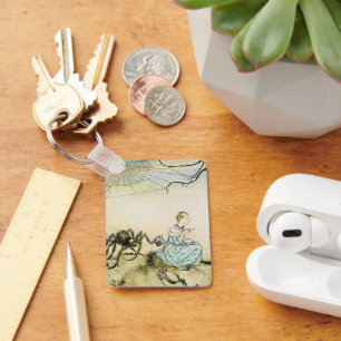  Miss Muffet door Arthur Rackham Sleutelhanger