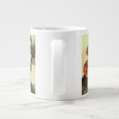 Miss Muffet en Spider,  Moeder Goose Extra Grote Mok (Achterkant)