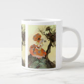 Miss Muffet en Spider,  Moeder Goose Extra Grote Mok (Rechts)