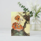 Miss Muffet en Spider, Moeder Goose Kaart (Staand voorkant)