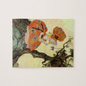 Miss Muffet en Spider, Moeder Goose Legpuzzel (Horizontaal)