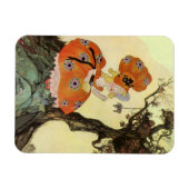 Miss Muffet en Spider, Moeder Goose Magneet (Horizontaal)