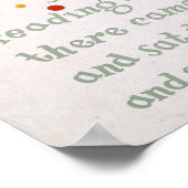 Miss Muffet Sat op een tuffet Poster (Hoek)