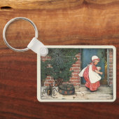  Miss Muffet Spider Nursery Rhyme Sleutelhanger (Achterkant)