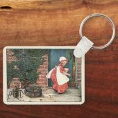  Miss Muffet Spider Nursery Rhyme Sleutelhanger (Voorkant)