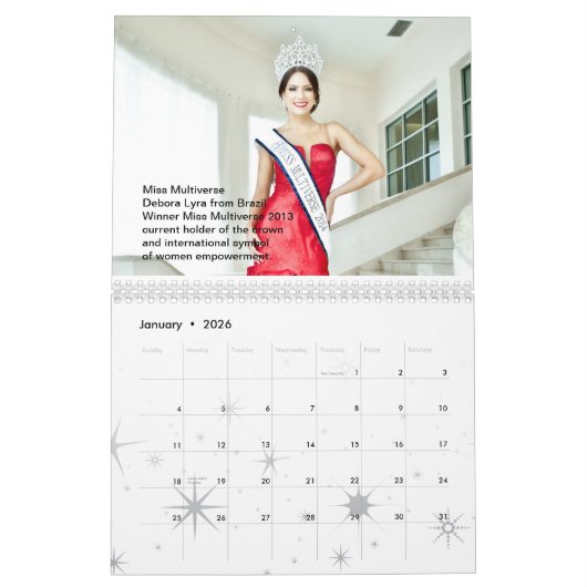 Miss Multiverse Model & Beauty Queen 2014 Kalender (Jan 2026)
