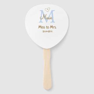 MISS NAAR MRS. BRUIDSSLUIER MONOGRAM HART NAAM HANDWAAIER