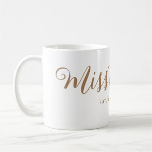 Miss naar Mrs Modern Boho Script Bachelorette Koffiemok