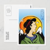 Miss Nihon Briefkaart (Voorkant / Achterkant)