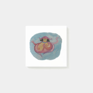 Miss Octopodia meditatie, kunstnotities Post-it® Notes