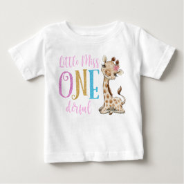 Miss One Derful 1st Birthday Baby T-Shirt