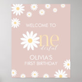 Miss Onederful 1er anniversaire Affiche de bienven (Devant)