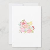 Miss Onederful Pink Bow First Birthday Invitation (Dos)